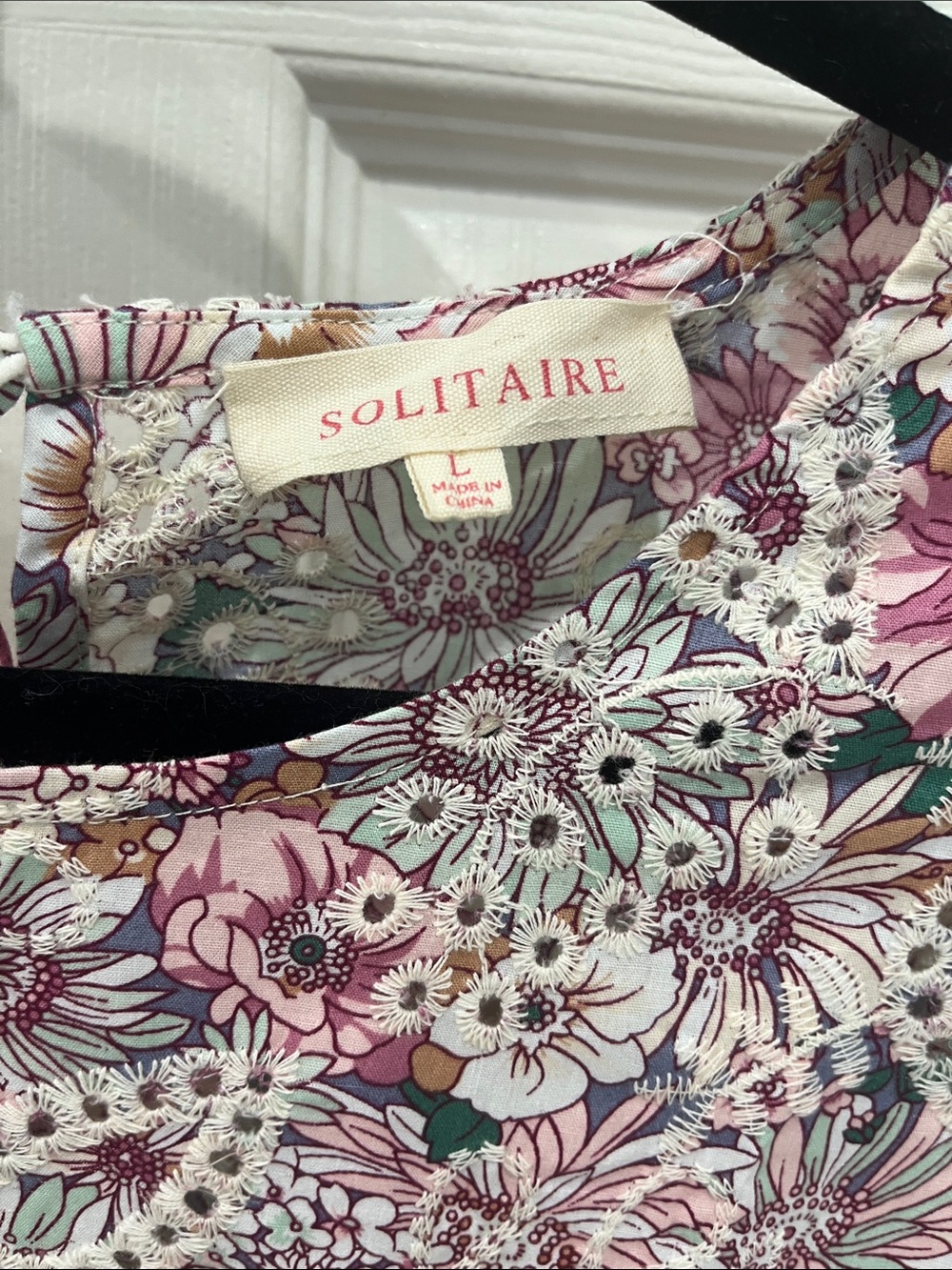 Solitaire Floral Ruffle Camisole - Picture 2 of 4